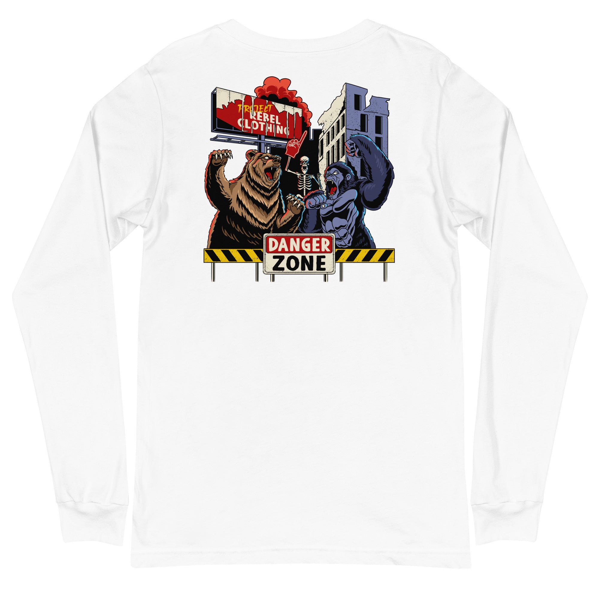 Danger Zone Long Sleeve T-Shirt - ProjectRebelClothing