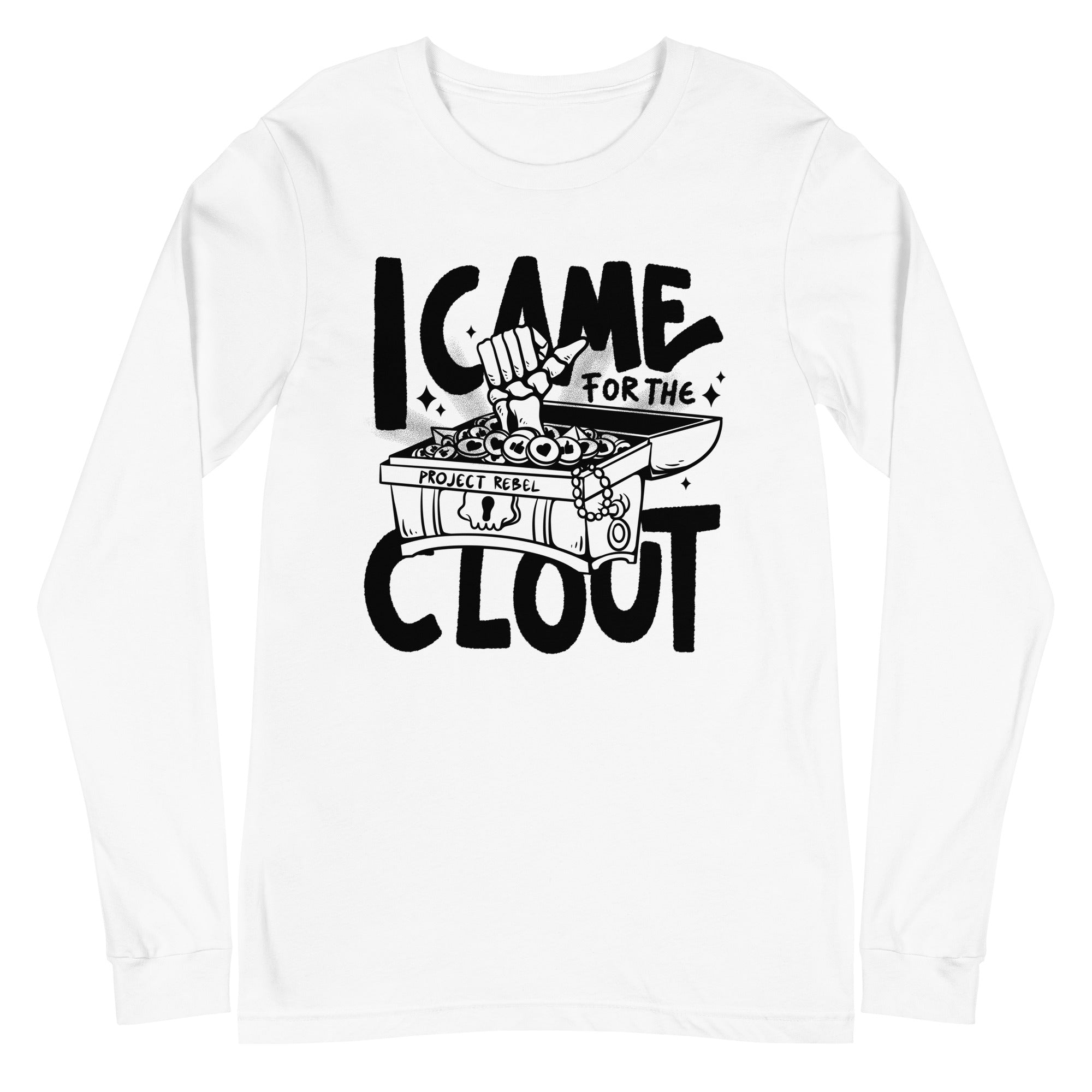 For the Clout Long Sleeve T-Shirt - ProjectRebelClothing