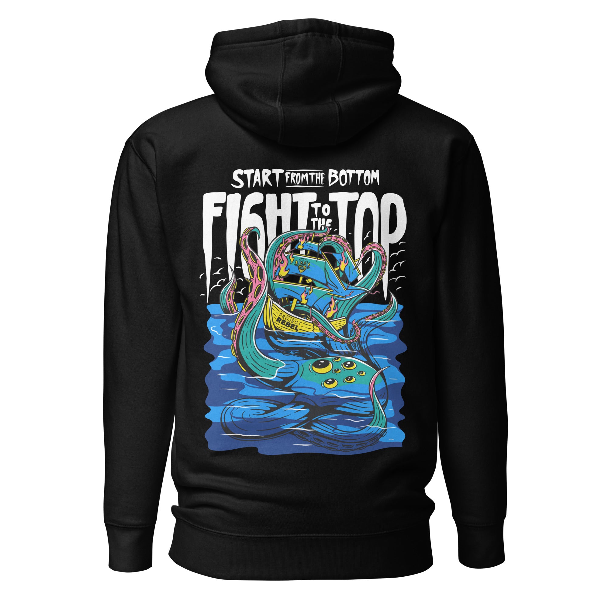 Fight to the Top Hoodie - ProjectRebelClothing